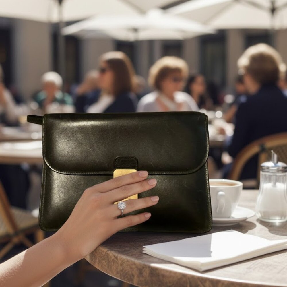 The Bally Leather Mini Briefcase